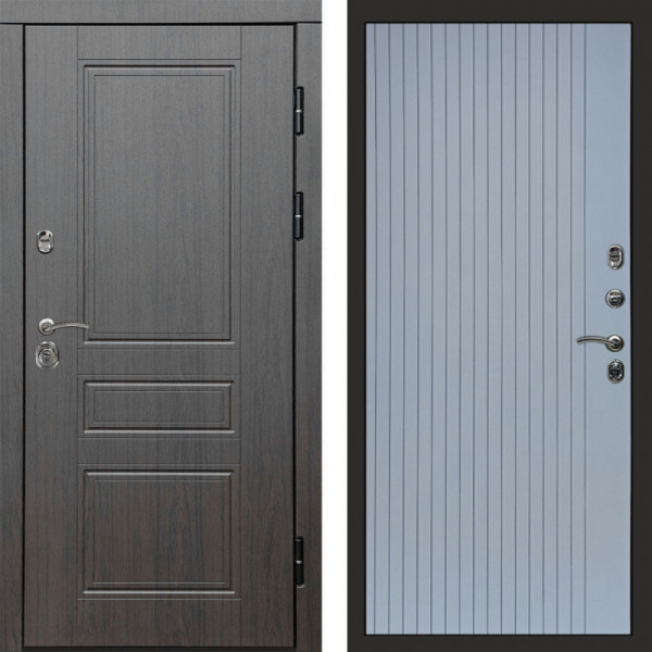 Входная дверь Termo-Door Орегон Венге - Flat Grey софт