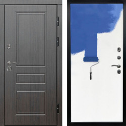 Входная дверь Termo-Door Орегон Венге - Гладкая Панель Под Покраску Под покраску (грунт)