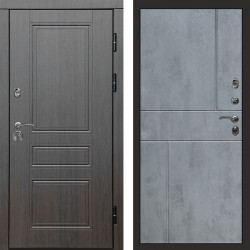 Входная дверь Termo-Door Орегон Венге - Горизонт бетон темный