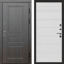 Входная дверь Termo-Door Орегон Венге - Лучи White line