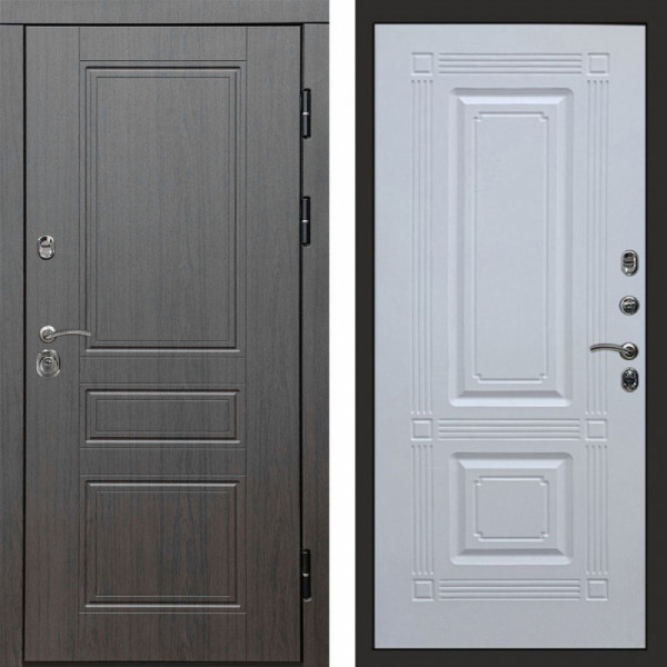 Входная дверь Termo-Door Орегон Венге - Мадрид Белый софт