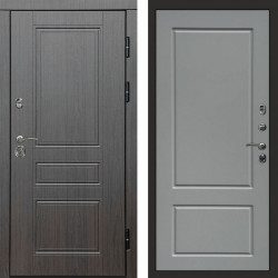 Входная дверь Termo-Door Орегон Венге - Марсель Grey софт