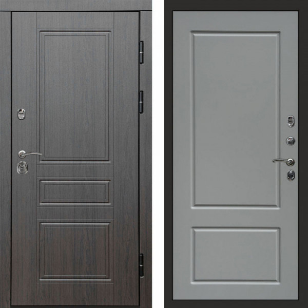 Входная дверь Termo-Door Орегон Венге - Марсель Grey софт