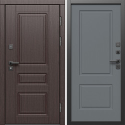 Входная дверь Termo-Door Орегон Венге - Нео Классика Грей Софт
