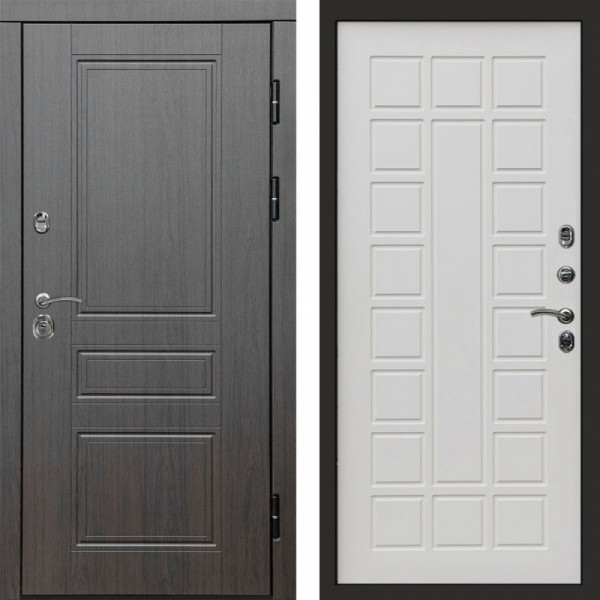 Входная дверь Termo-Door Орегон Венге - Престиж бежевый матовый