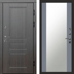 Входная дверь Termo-Door Орегон Венге - Зеркало Grey Софт