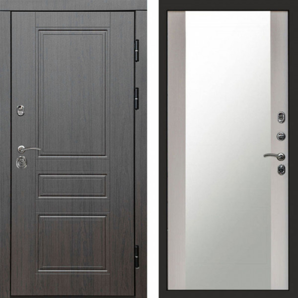 Входная дверь Termo-Door Орегон Венге - Зеркало лиственница