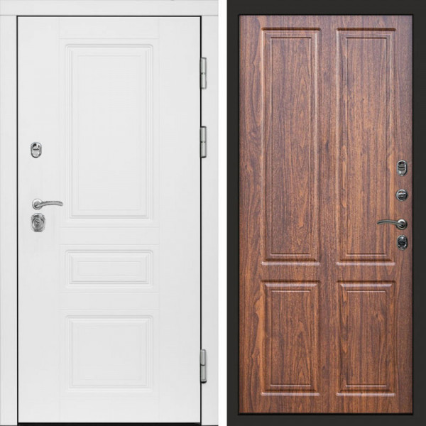 Входная дверь Termo-Door Орегон White - Без серии Орех стандарт