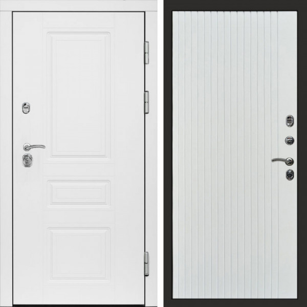 Входная дверь Termo-Door Орегон White - Flat Белый софт