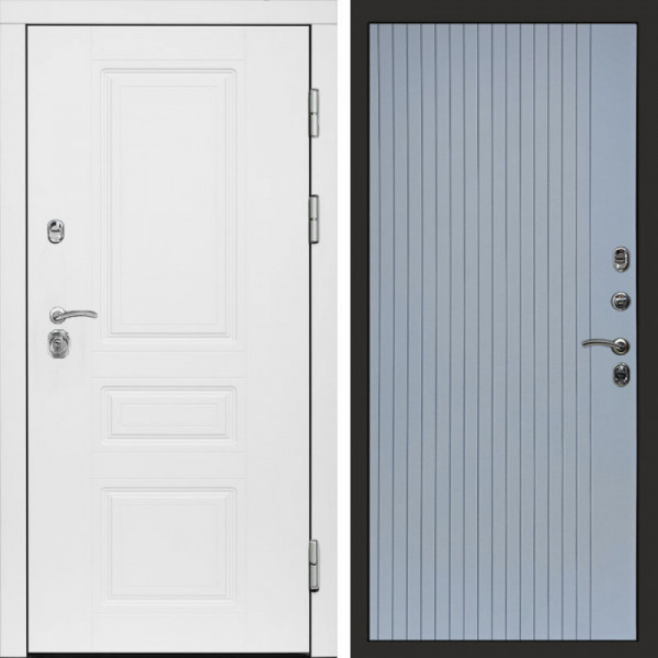 Входная дверь Termo-Door Орегон White - Flat Grey софт