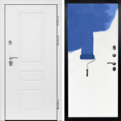 Входная дверь Termo-Door Орегон White - Гладкая Панель Под Покраску Под покраску (грунт)