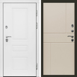 Входная дверь Termo-Door Орегон White - Горизонт Слоновая кость