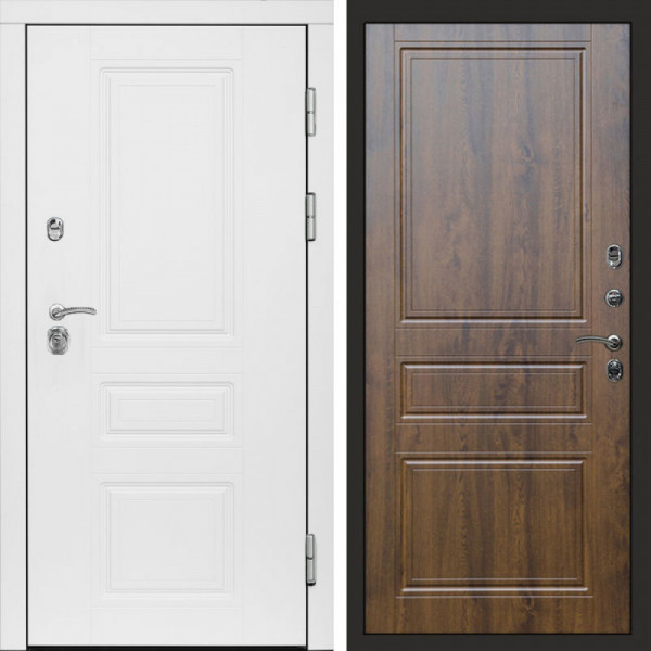 Входная дверь Termo-Door Орегон White - Классика дуб