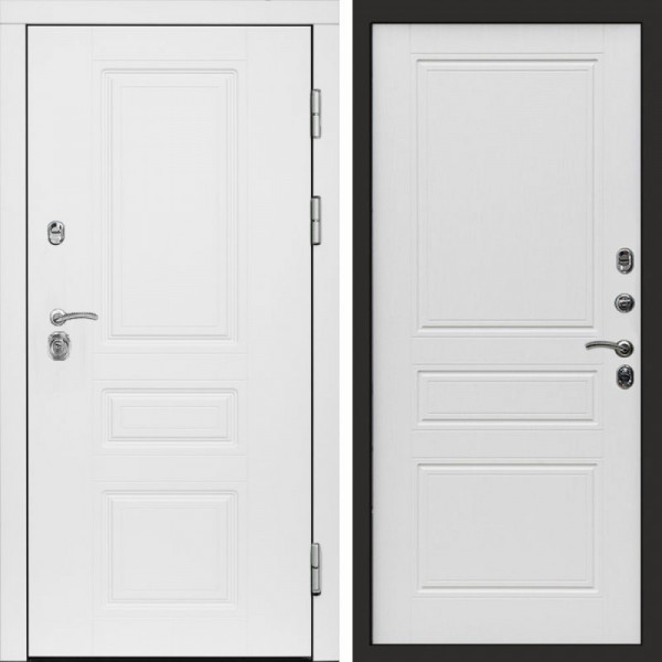 Входная дверь Termo-Door Орегон White - Классика лиственница