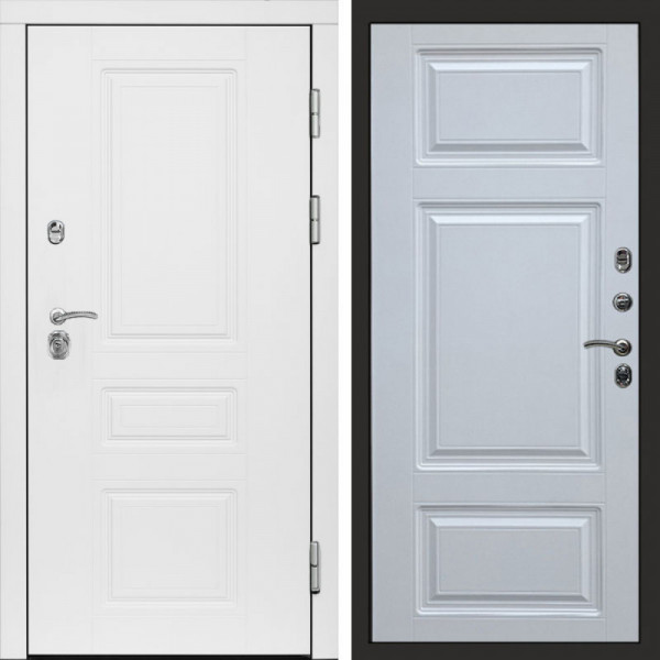 Входная дверь Termo-Door Орегон White - Лион Белый софт