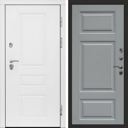 Входная дверь Termo-Door Орегон White - Лион Grey софт