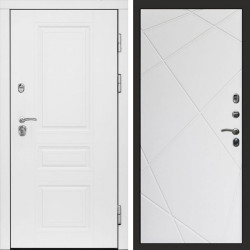 Входная дверь Termo-Door Орегон White - Лучи белый