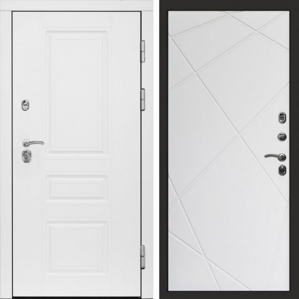 Входная дверь Termo-Door Орегон White - Лучи белый