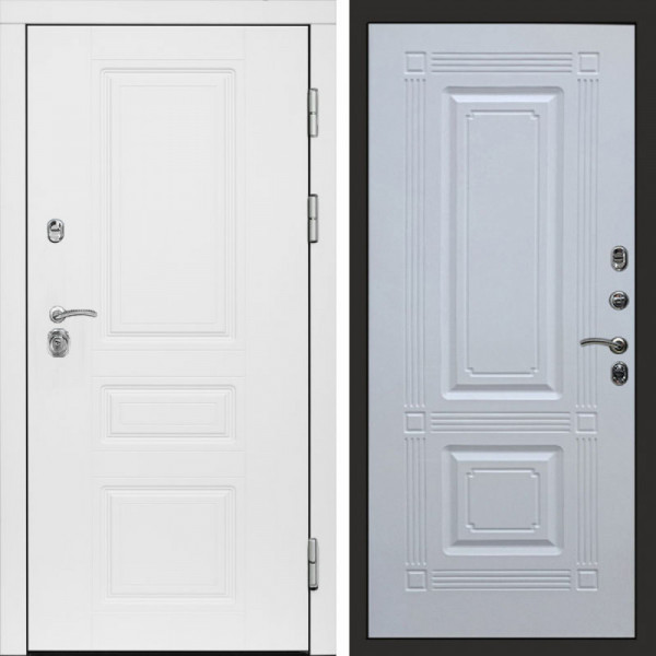 Входная дверь Termo-Door Орегон White - Мадрид Белый софт