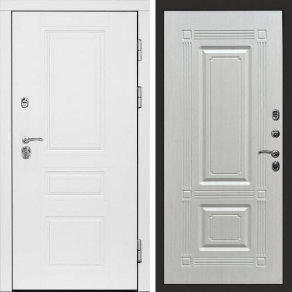 Входная дверь Termo-Door Орегон White - Мадрид Лиственница