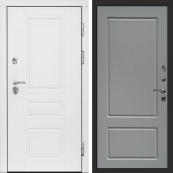 Входная дверь Termo-Door Орегон White - Марсель Grey софт
