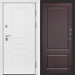 Входная дверь Termo-Door Орегон White - Марсель Шоколад