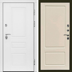 Входная дверь Termo-Door Орегон White - Марсель Слоновая кость