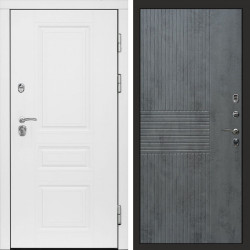 Входная дверь Termo-Door Орегон White - Мастино Бетон темный