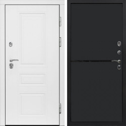 Входная дверь Termo-Door Орегон White - Нео Black