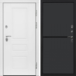 Входная дверь Termo-Door Орегон White - Нео Графит