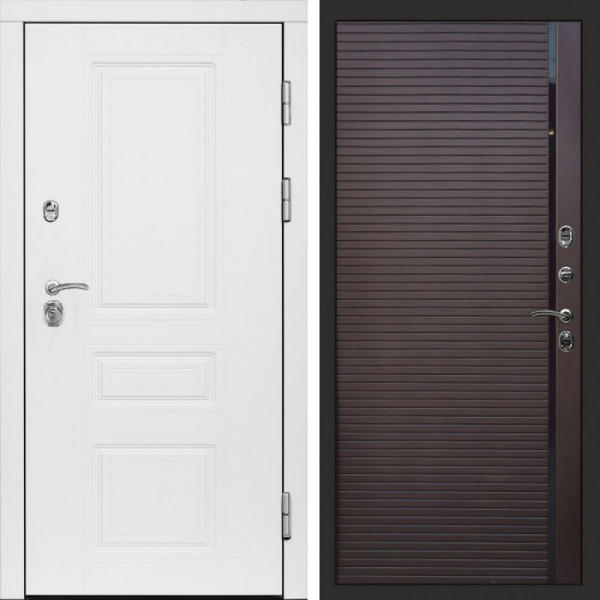 Входная дверь Termo-Door Орегон White - Porte Шоколад