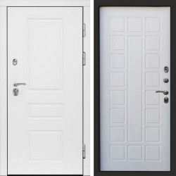 Входная дверь Termo-Door Орегон White - Престиж белое дерево