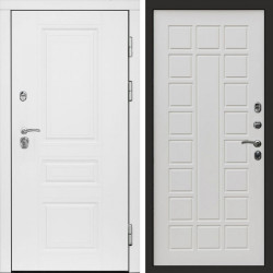 Входная дверь Termo-Door Орегон White - Престиж бежевый матовый