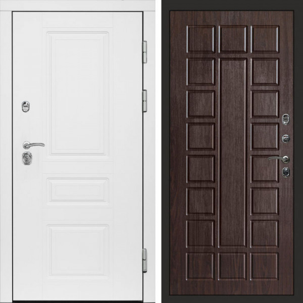 Входная дверь Termo-Door Орегон White - Престиж венге