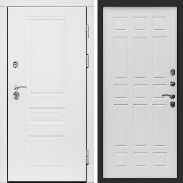 Входная дверь Termo-Door Орегон White - Спарта белое дерево