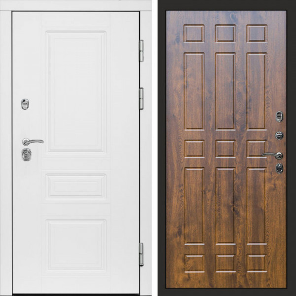 Входная дверь Termo-Door Орегон White - Спарта дуб