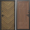 Входная дверь Termo-Door Плаза Орех Елочка - Без серии Орех премиум
