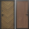 Входная дверь Termo-Door Плаза Орех Елочка - Без серии Орех стандарт