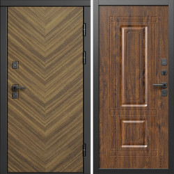 Входная дверь Termo-Door Плаза Орех Елочка - Мадрид Дуб