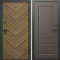 Входная дверь Termo-Door Плаза Орех Елочка - Марсель Шоколад