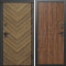 Входная дверь Termo-Door Плаза Орех Елочка - Мастино Дуб