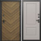 Входная дверь Termo-Door Плаза Орех Елочка - Нео Классика Капучино