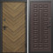 Входная дверь Termo-Door Плаза Орех Елочка - Престиж венге