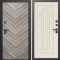 Входная дверь Termo-Door Плаза Серая Елочка - Арка лиственница