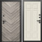 Входная дверь Termo-Door Плаза Серая Елочка - Без серии Лиственница премиум