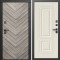 Входная дверь Termo-Door Плаза Серая Елочка - Мадрид Лиственница