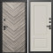 Входная дверь Termo-Door Плаза Серая Елочка - Марсель Слоновая кость
