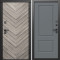 Входная дверь Termo-Door Плаза Серая Елочка - Нео Классика Грей Софт