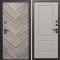 Входная дверь Termo-Door Плаза Серая Елочка - Нео Классика Капучино