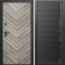 Входная дверь Termo-Door Плаза Серая Елочка - Порте black